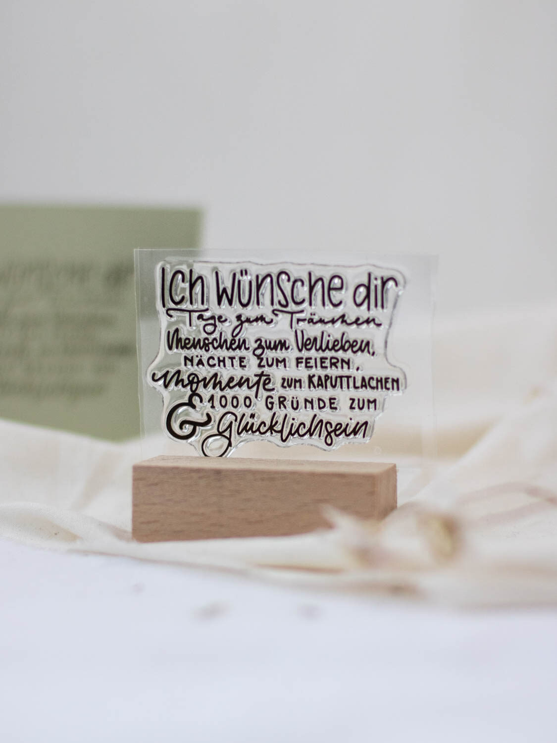 Stempel Ich wünsche dir... | Unsere kleine Bastelstube - DIY Bastelideen für Feste & Anlässe