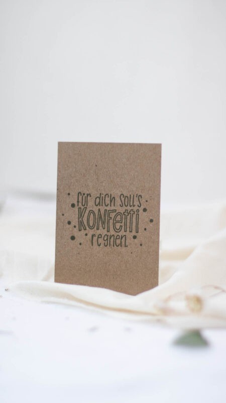 Stempelset Konfettiregen | Unsere kleine Bastelstube - DIY Bastelideen für Feste & Anlässe