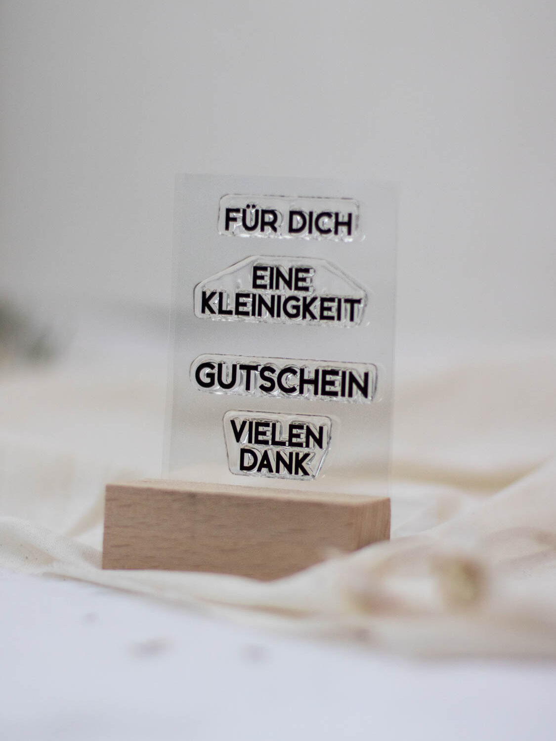 Stempelset Für dich | Unsere kleine Bastelstube - DIY Bastelideen für Feste & Anlässe