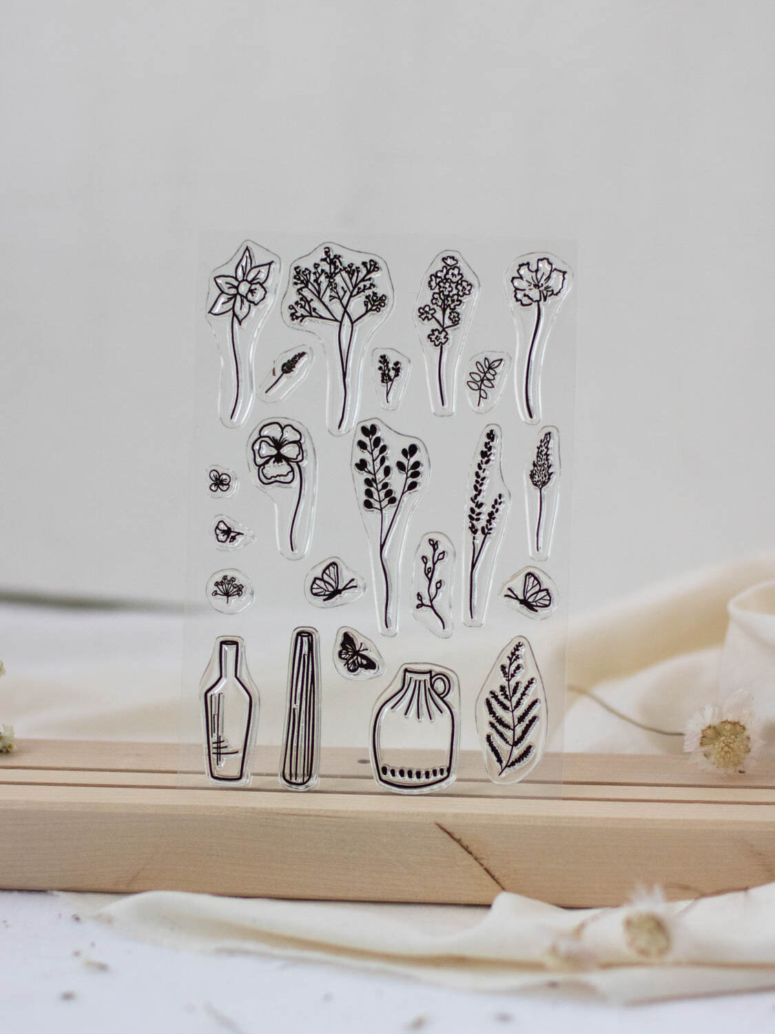 Stempelset Blumengrüße | Unsere kleine Bastelstube - DIY Bastelideen für Feste & Anlässe