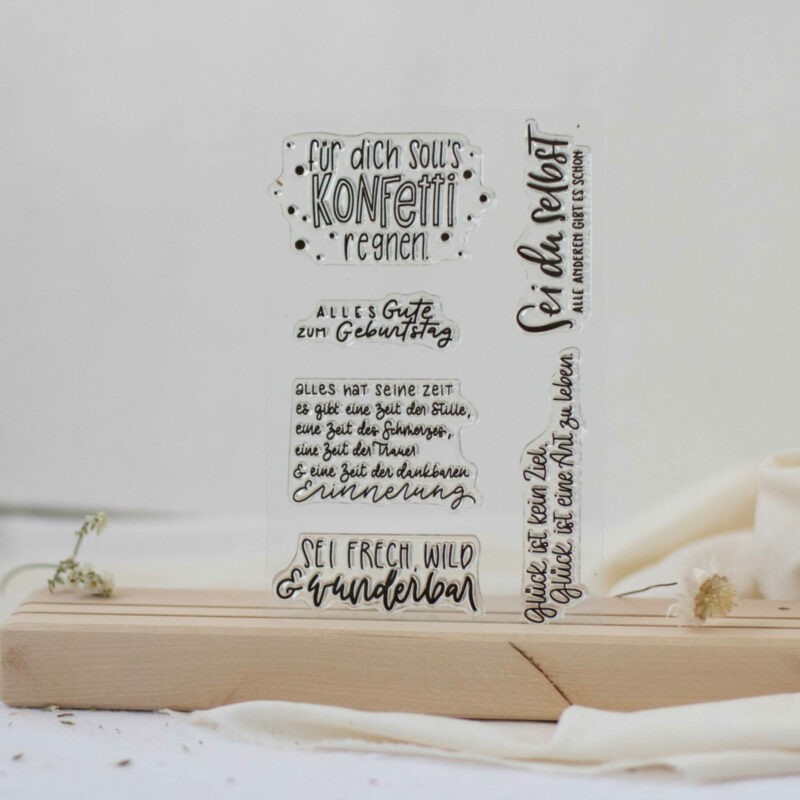 Stempel Erinnerung | Unsere kleine Bastelstube - DIY Bastelideen für Feste & Anlässe
