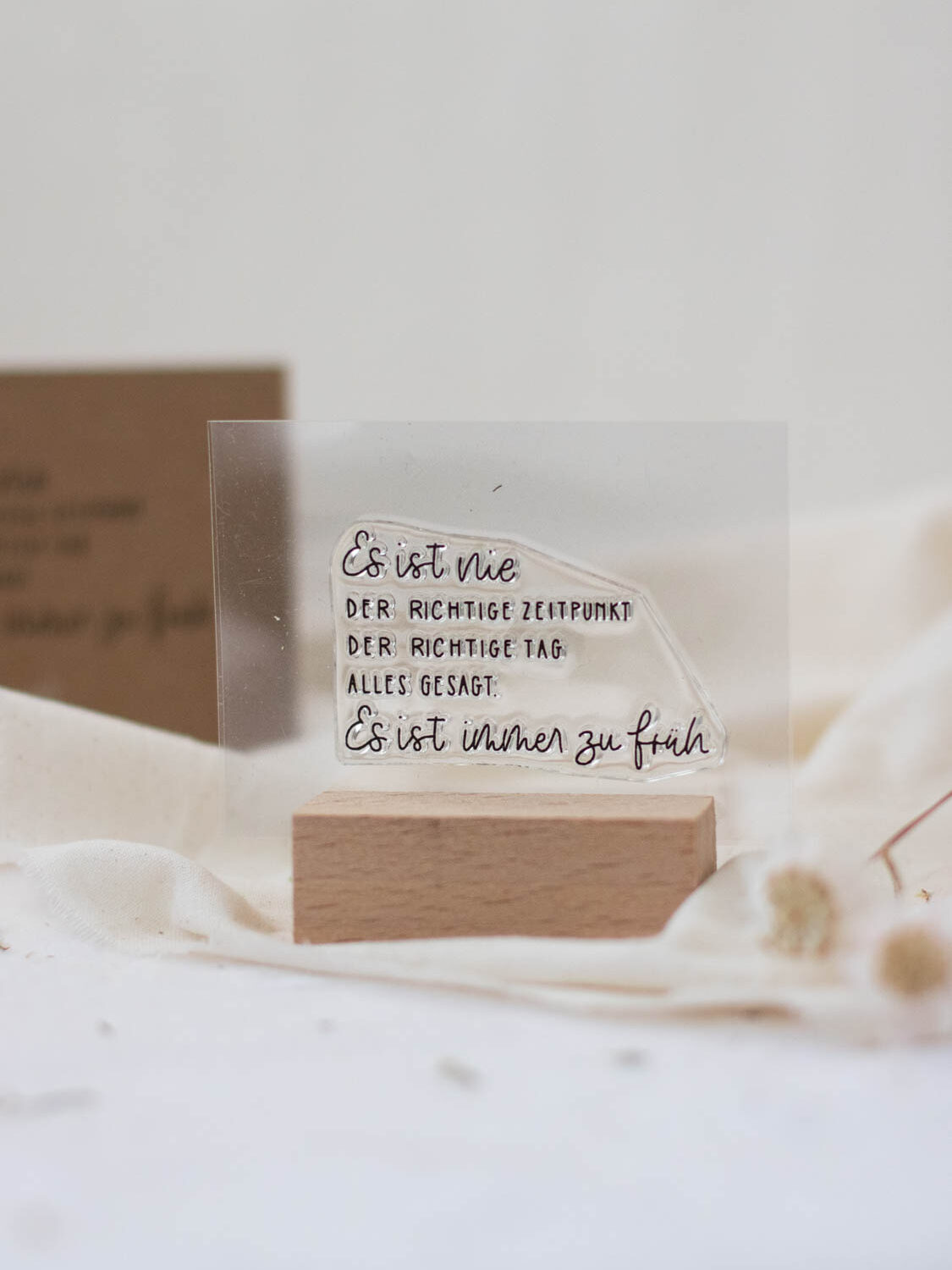 Stempel Es ist nie... | Unsere kleine Bastelstube - DIY Bastelideen für Feste & Anlässe