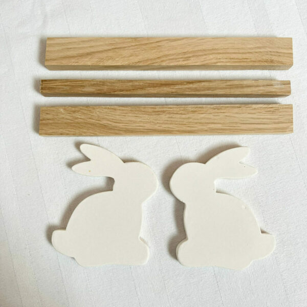 DIY Set Osterhasen - NUR HASEN UND HOLZ | Unsere kleine Bastelstube - DIY Bastelideen für Feste & Anlässe