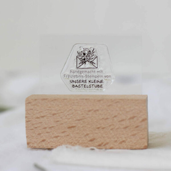 Stempel handgemacht mit Freulebnis-Stempel | Unsere kleine Bastelstube - DIY Bastelideen für Feste & Anlässe