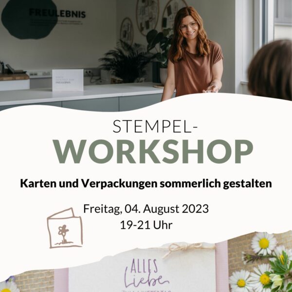 WORKSHOPS | Unsere kleine Bastelstube - DIY Bastelideen für Feste & Anlässe