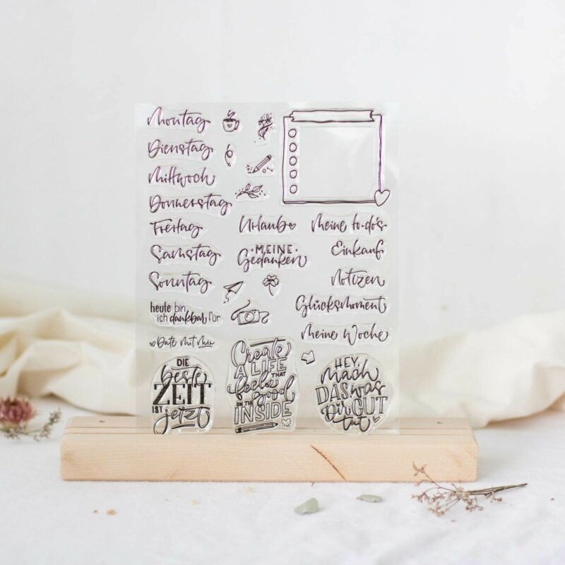 Stempelset Bullet Journal | Unsere kleine Bastelstube - DIY Bastelideen für Feste & Anlässe