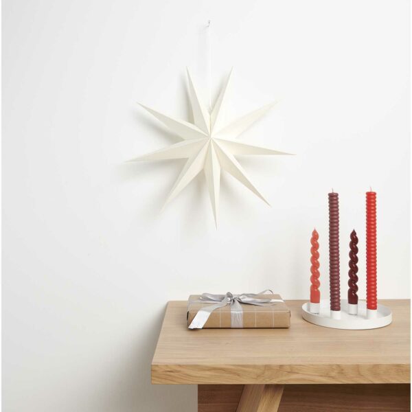 Papierstern auffaltbar 45 cm weiß | Rico Design | Unsere kleine Bastelstube - DIY Bastelideen für Feste & Anlässe