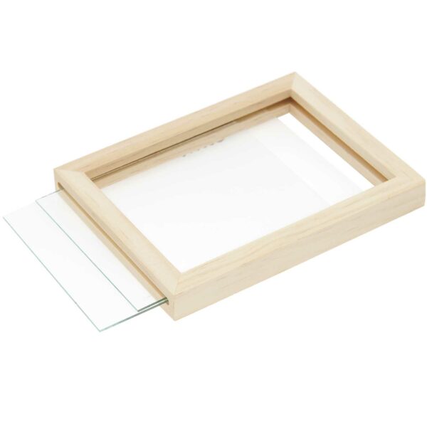 Holzrahmen mit Glaseinsatz 13x18x1,5 cm | Rico Design | Unsere kleine Bastelstube - DIY Bastelideen für Feste & Anlässe