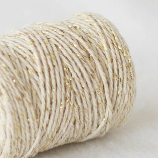 Baumwollkordel Beige-Gold Vivant | Unsere kleine Bastelstube - DIY Bastelideen für Feste & Anlässe