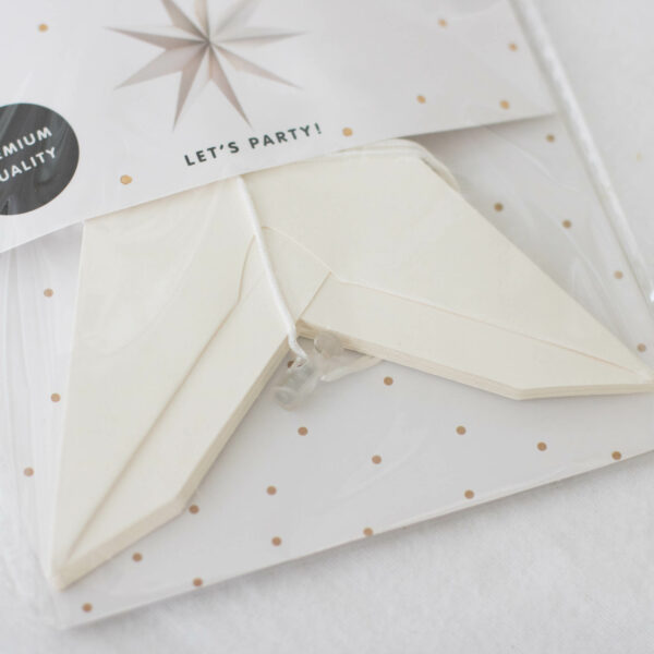 Papierstern auffaltbar 28 cm weiß | Rico Design | Unsere kleine Bastelstube - DIY Bastelideen für Feste & Anlässe