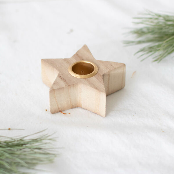 Holz-Kerzenhalter | Unsere kleine Bastelstube - DIY Bastelideen für Feste & Anlässe