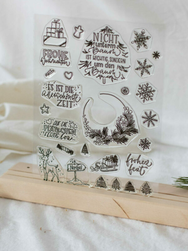 Stempelset Winterwunderland | Unsere kleine Bastelstube - DIY Bastelideen für Feste & Anlässe