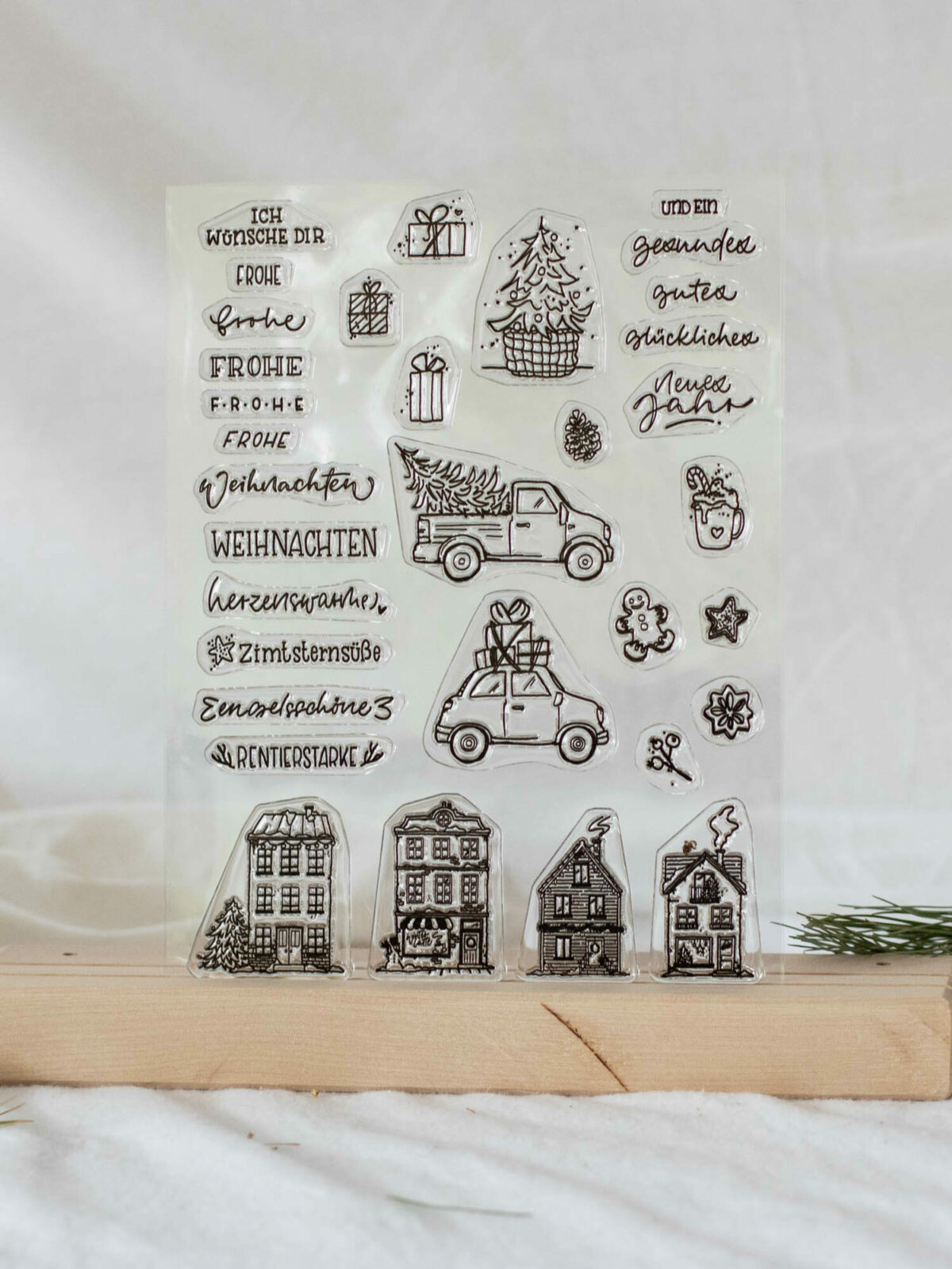 Stempelset Roadtrip zum Fest | Unsere kleine Bastelstube - DIY Bastelideen für Feste & Anlässe
