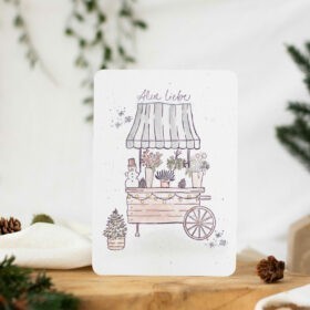 DIY Geschenkidee im Herbst - Gießform mit Kürbissen bestempeln | Unsere kleine Bastelstube - DIY Bastelideen für Feste & Anlässe