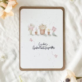 DIY Geschenkidee im Herbst - Gießform mit Kürbissen bestempeln | Unsere kleine Bastelstube - DIY Bastelideen für Feste & Anlässe