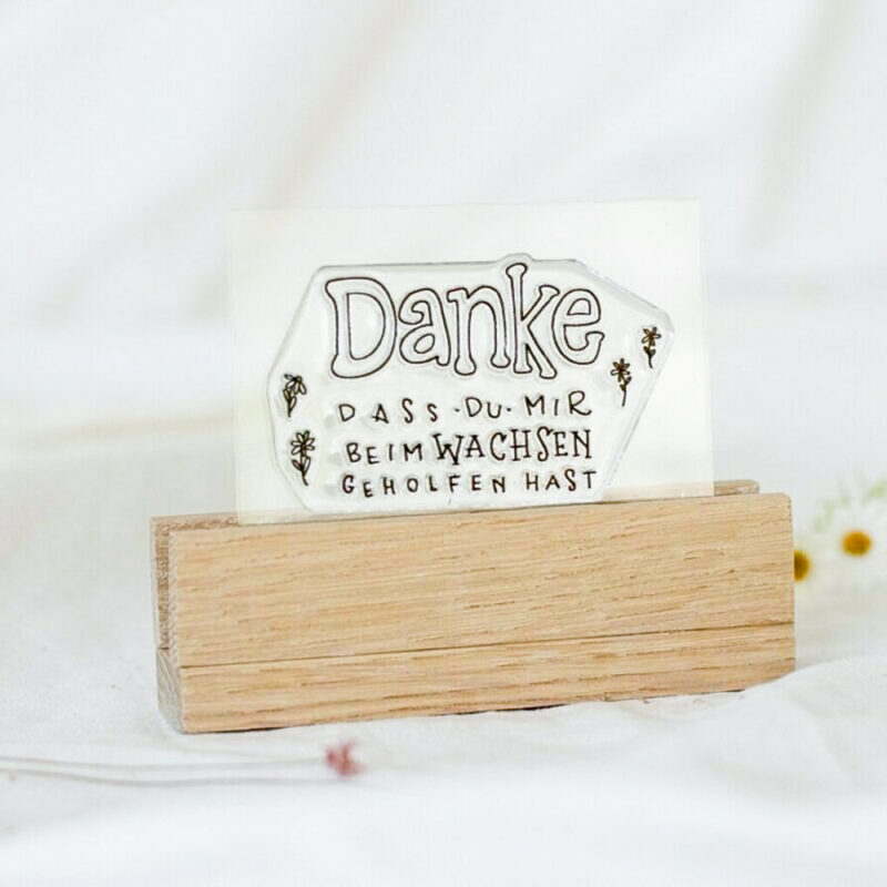Stempel Danke, dass du mir beim Wachsen geholfen hast