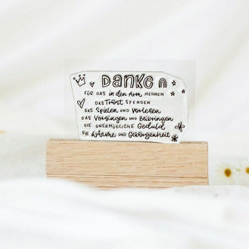 Stempel Abschied KIGA und Krippe - Danke