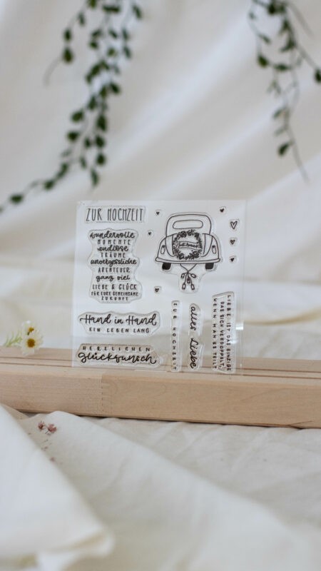 Stempelset Glückwunsch zur Hochzeit | Unsere kleine Bastelstube - DIY Bastelideen für Feste & Anlässe