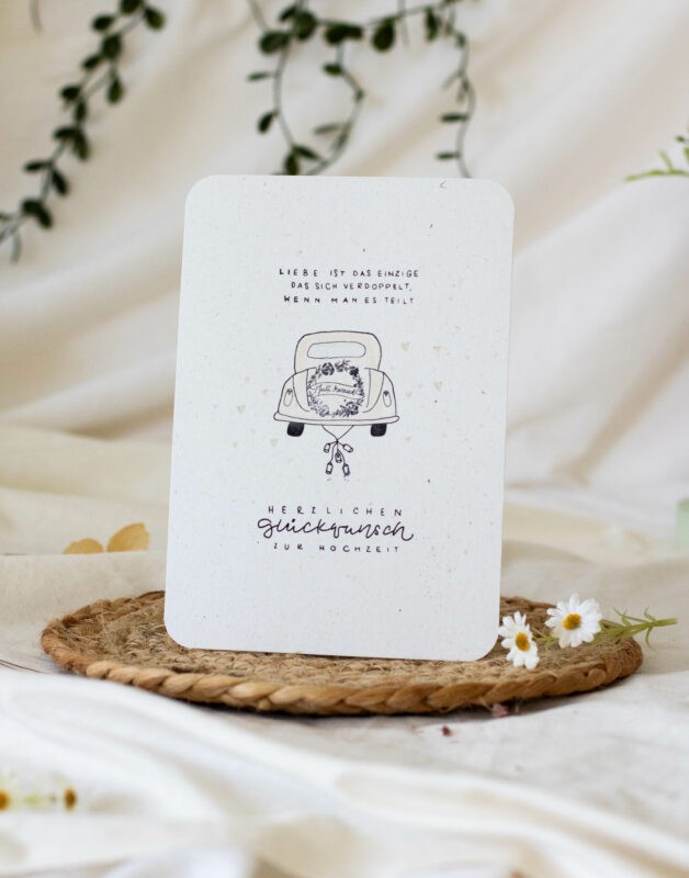 Stempelset Glückwunsch zur Hochzeit | Unsere kleine Bastelstube - DIY Bastelideen für Feste & Anlässe