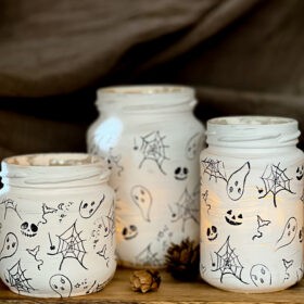 Gruselige Windlichter für Halloween | Unsere kleine Bastelstube - DIY Bastelideen für Feste & Anlässe