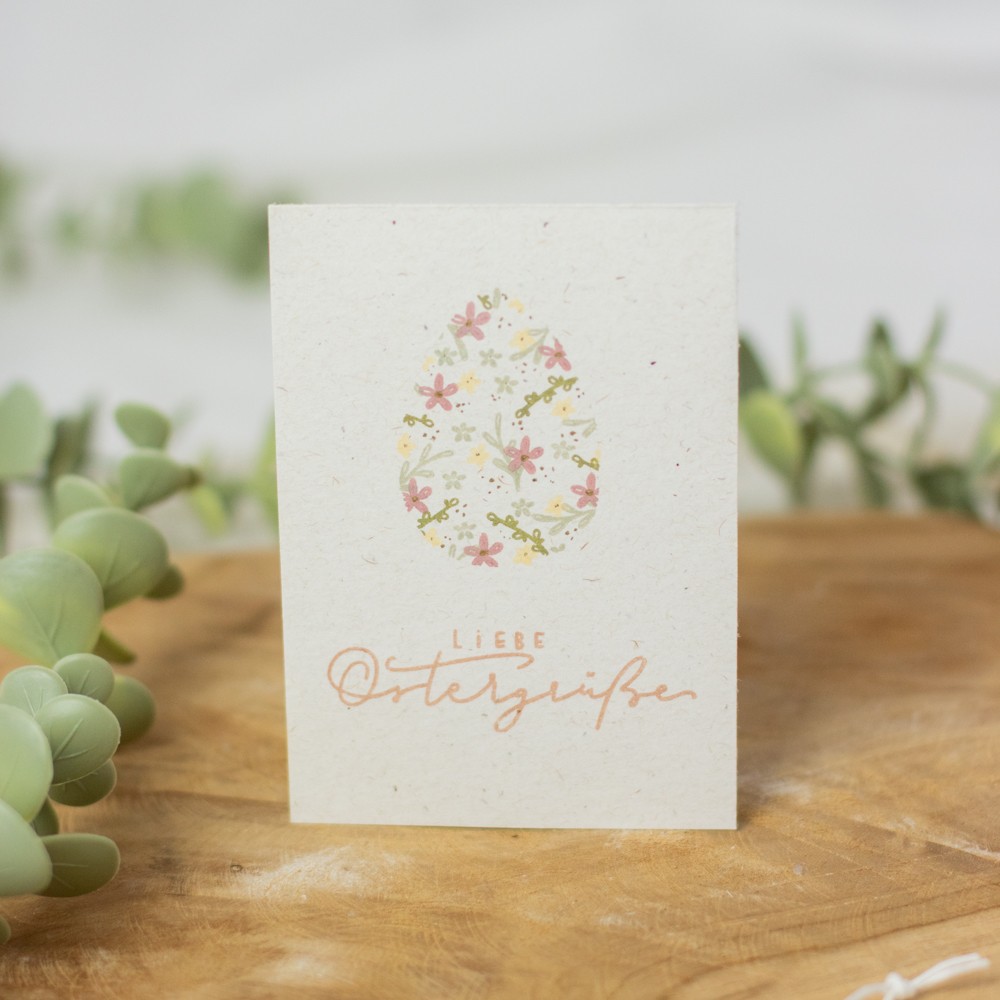 Stempelset Ostergrüße - Kooperation mit Callinigraphy | Unsere kleine Bastelstube - DIY Bastelideen für Feste & Anlässe