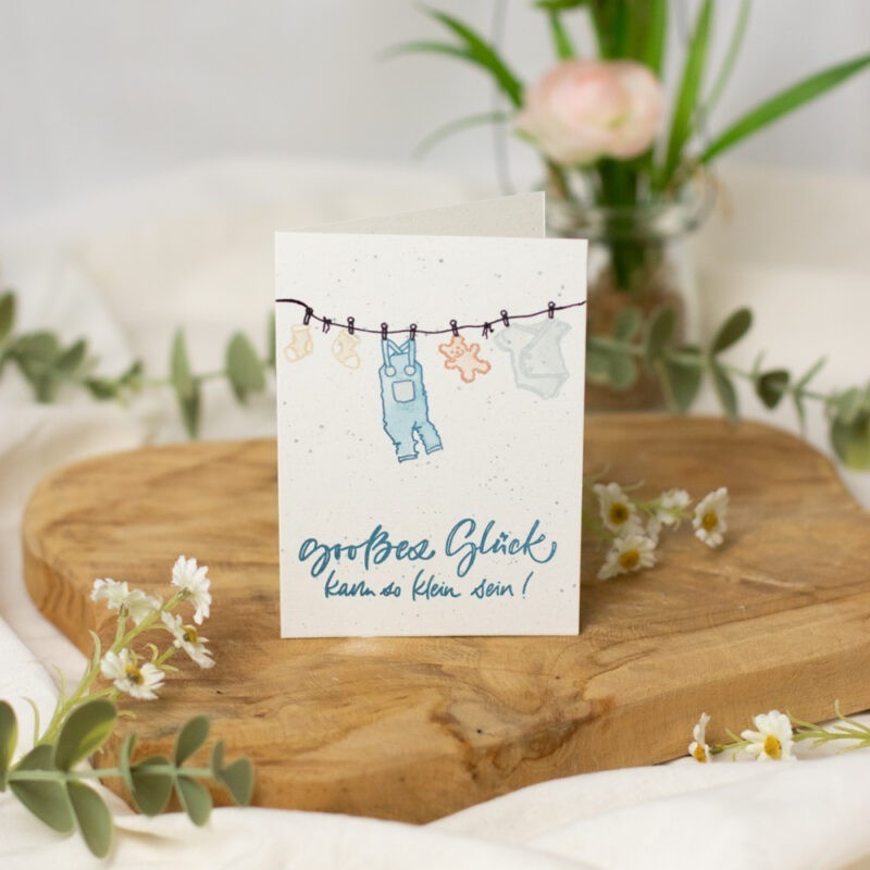 Stempelset Großes Glück | Unsere kleine Bastelstube - DIY Bastelideen für Feste & Anlässe