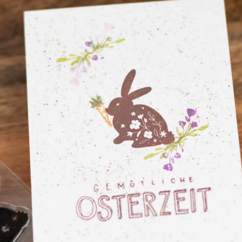 Stempelset Häschen | Unsere kleine Bastelstube - DIY Bastelideen für Feste & Anlässe