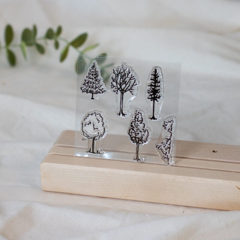 Stempelset Wald | Unsere kleine Bastelstube - DIY Bastelideen für Feste & Anlässe