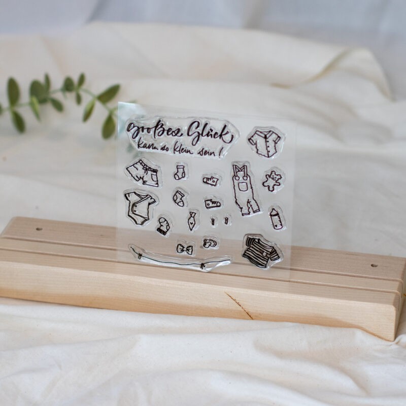 Stempelset Großes Glück | Unsere kleine Bastelstube - DIY Bastelideen für Feste & Anlässe