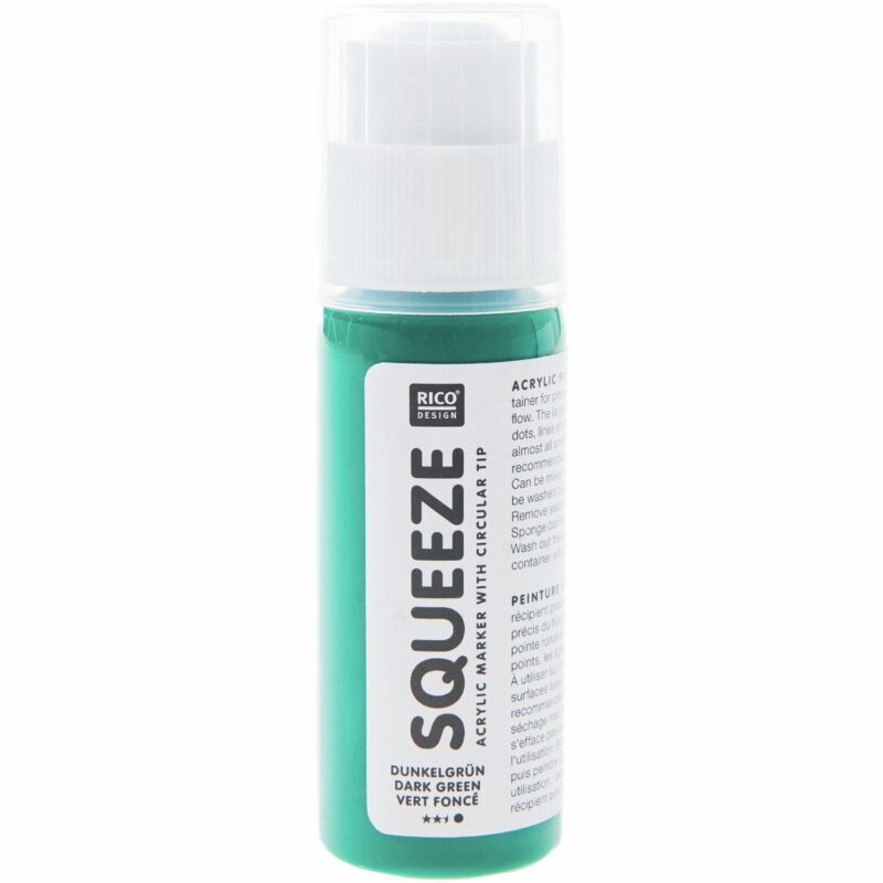 Squeeze Acrylic Marker Dunkelgrün 60ml 1 Stück