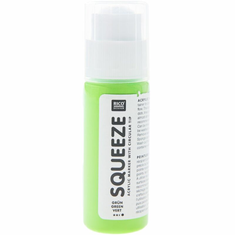 Squeeze Acrylic Marker Grün 60ml 1 Stück
