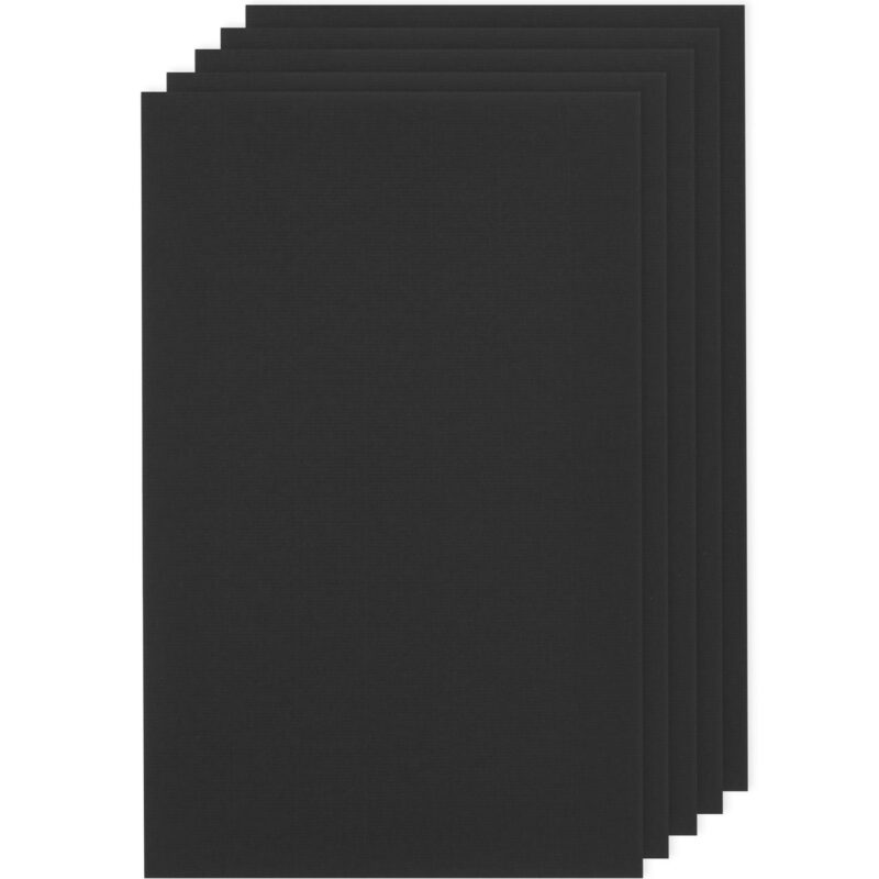 Paper Poetry Luxury Bastelpapier Schwarz A4 – perfekt für Bastelprojekte