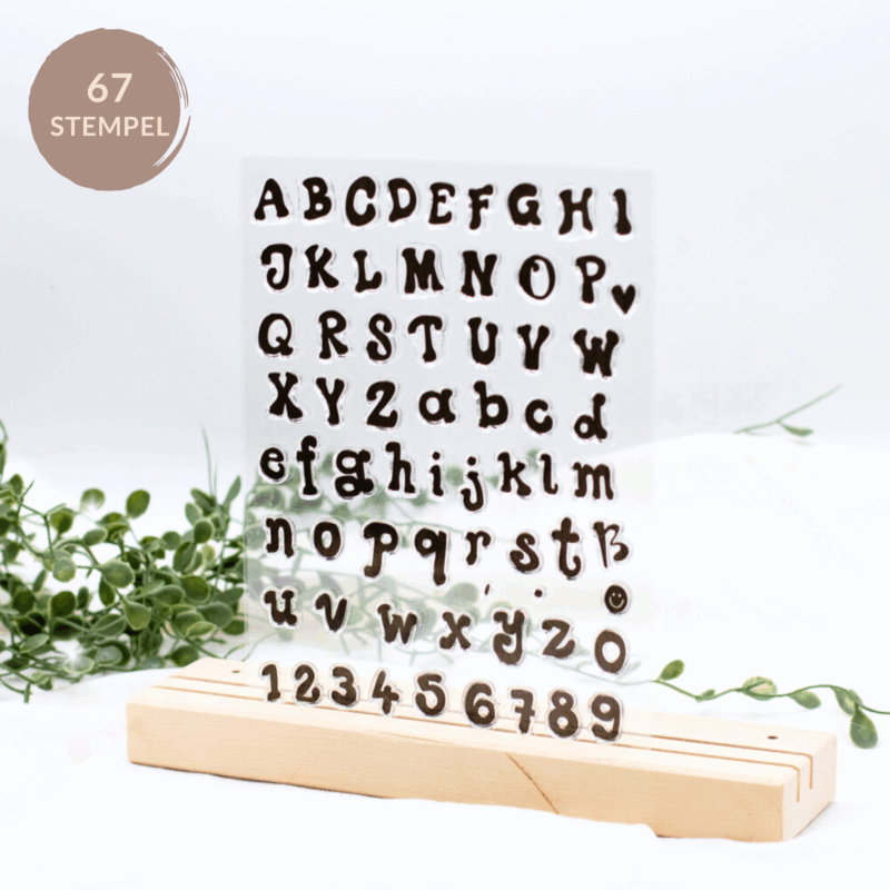Freulebnis Stempel Alphabet Good Vibes