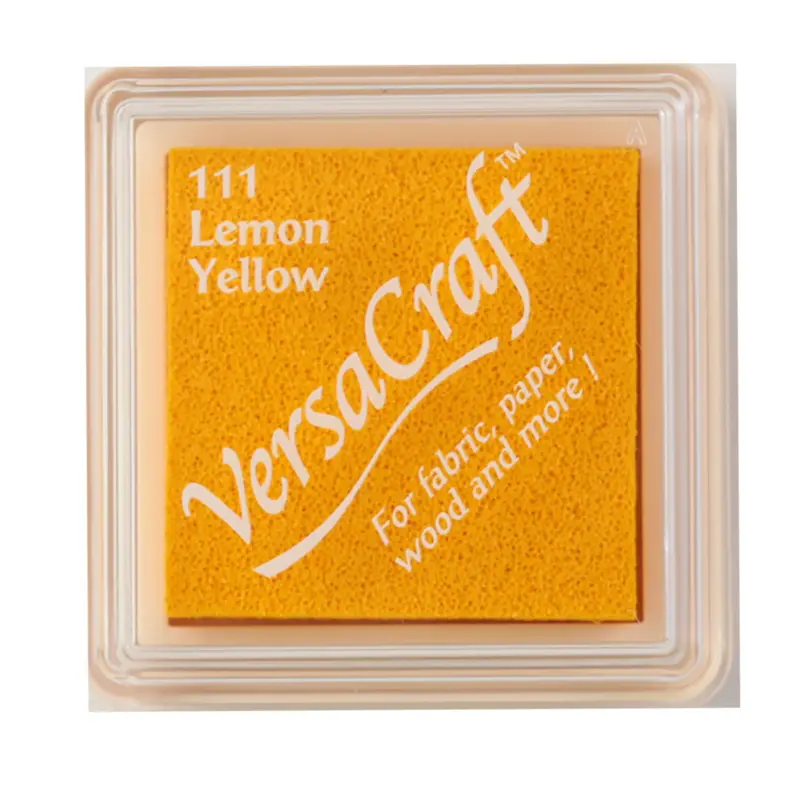 VersaCraft Stempelkissen Lemon Yellow klein von Tsukineko