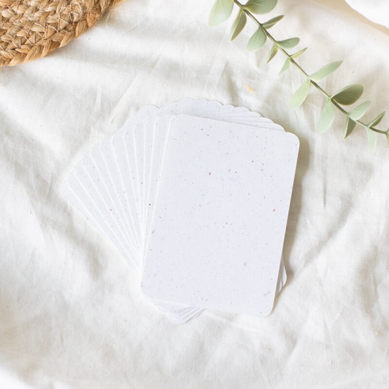 Postkarte A7 Farbe Offwhite Rosegold