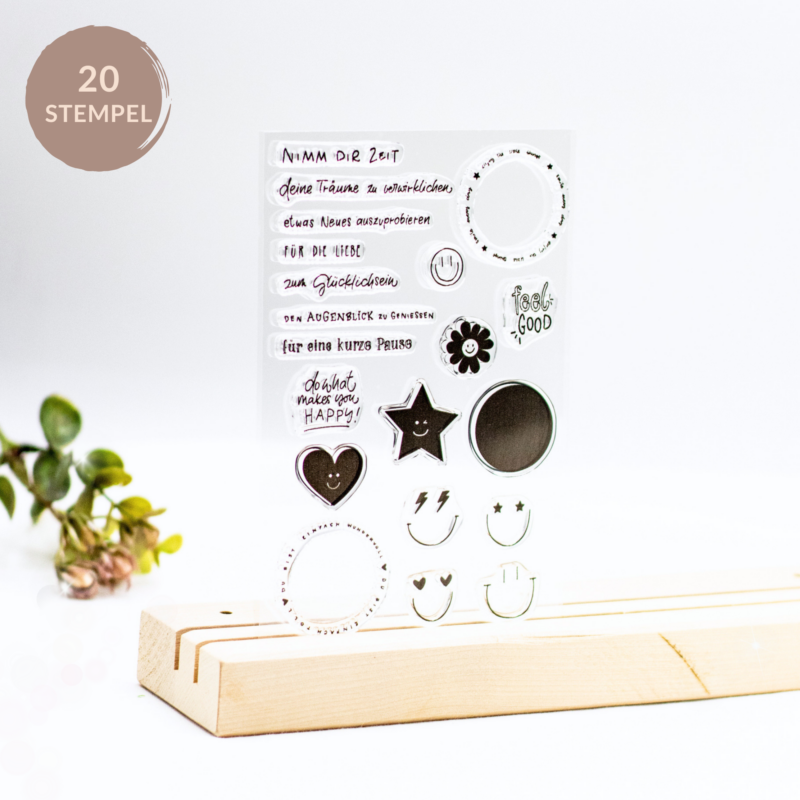 Stempelset Smile - Unsere kleine Bastelstube