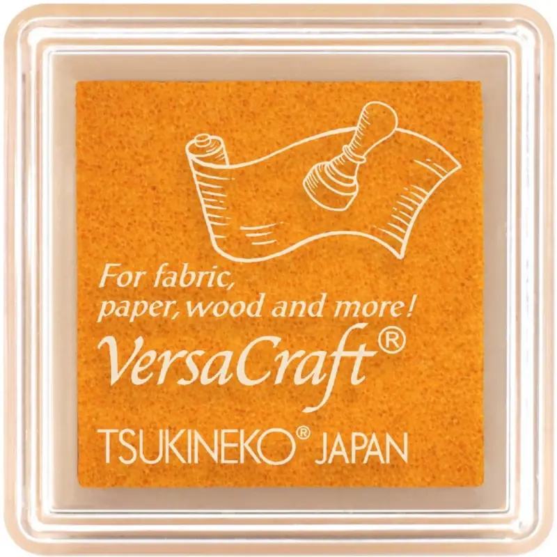 VersaCraft Inkpad Small Honey – Mini Stempelkissen in Honiggelb von Tsukineko