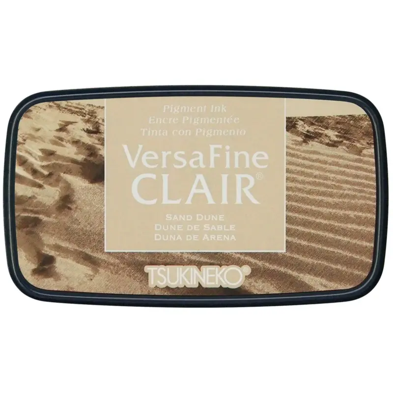 VersaFine Clair Stempelkissen Sand Dune von Tsukineko in warmem Sandton für detailreiche Stempelabdrücke