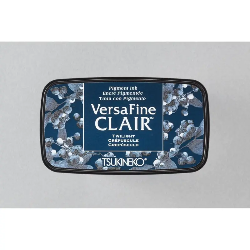 VersaFine Clair Stempelkissen Twilight von Tsukineko in Dunkelblau für Stempel und Embossing