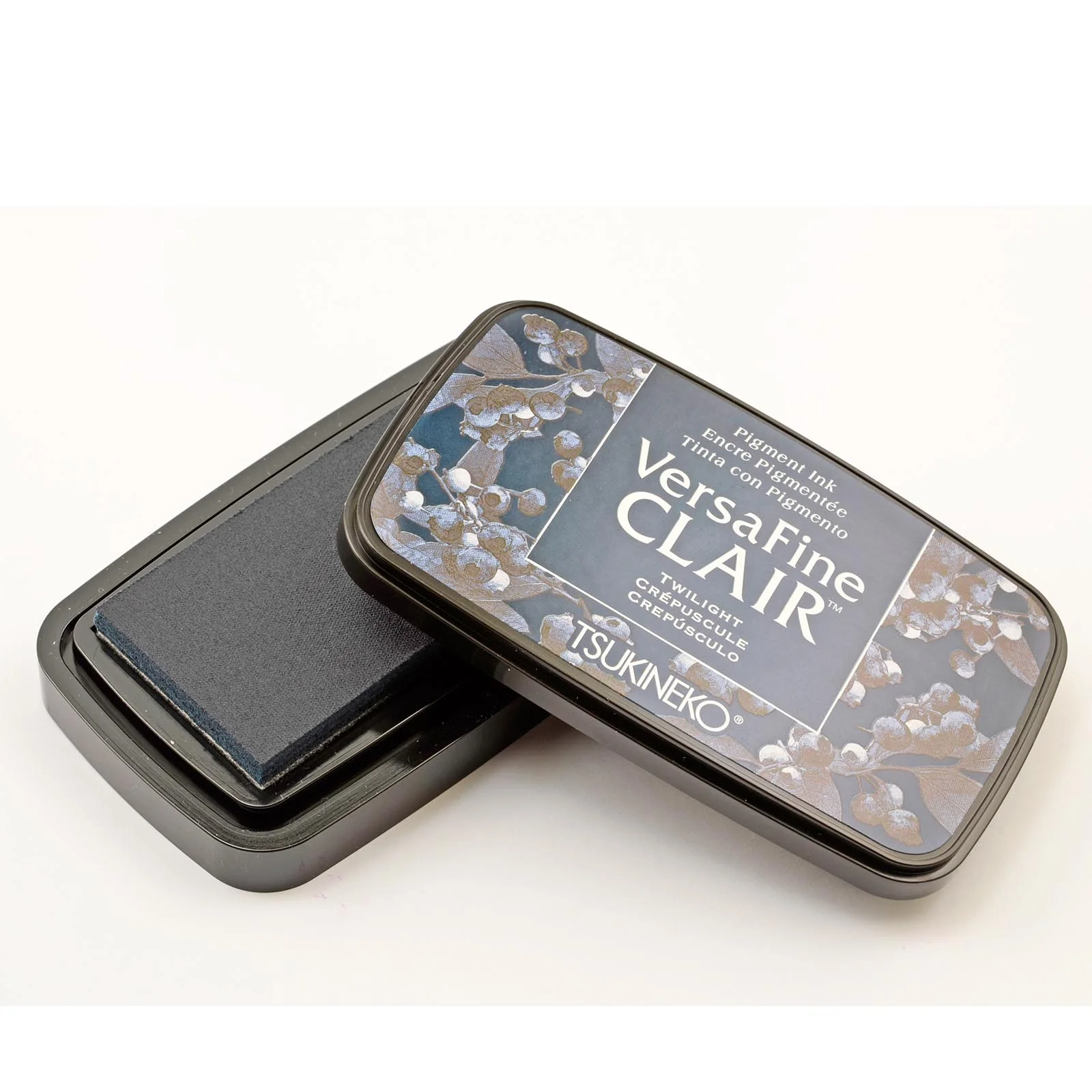versafine-clair-stempelkissen-twilight-tsukineko1 VersaFine Clair Stempelkissen Twilight von Tsukineko in Dunkelblau für Stempel und Embossing