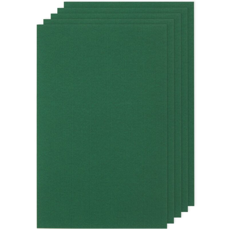 Paper Poetry Luxury Karten A4 Dunkelgrün – 5 Stück Rico Design