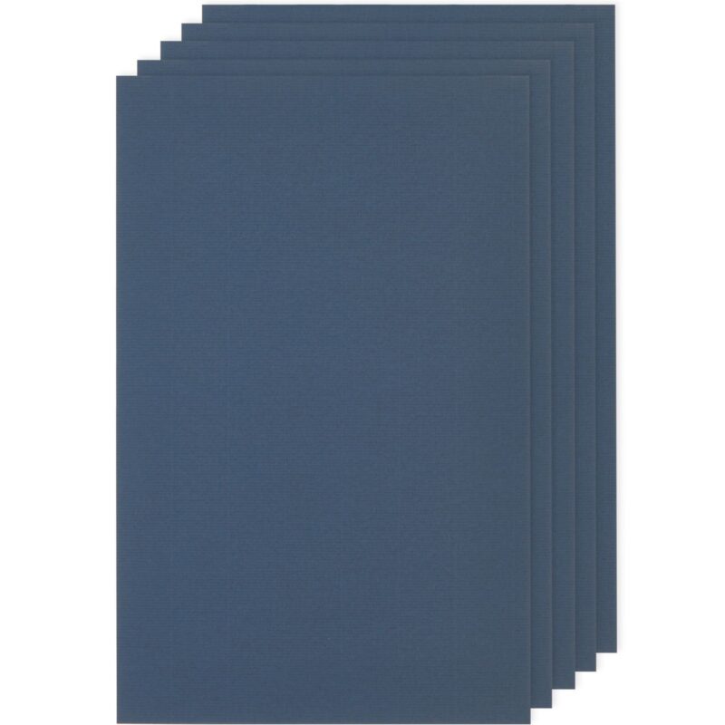 Paper Poetry Luxury Karten A4 Marineblau – 5 Stück Rico Design