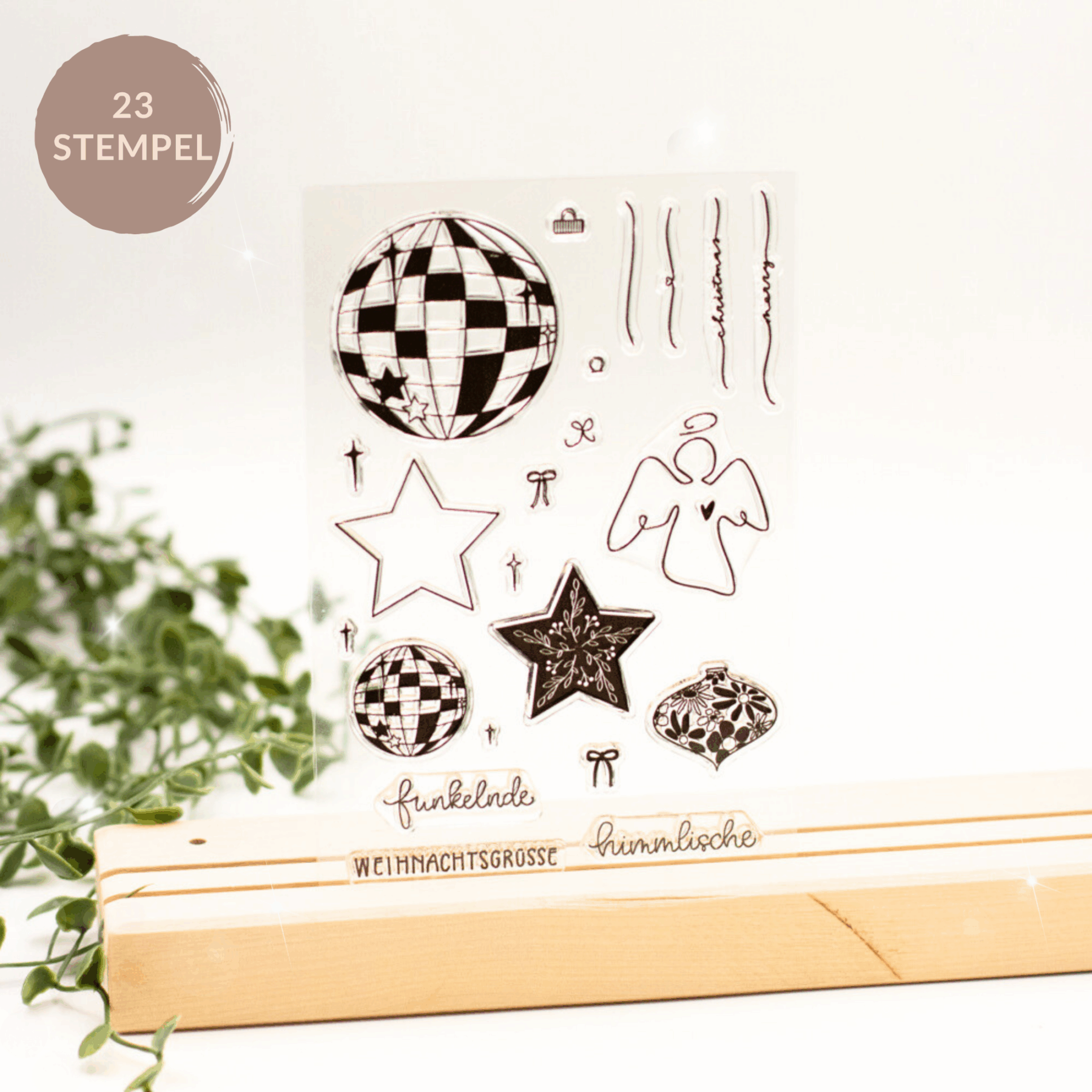 Stempelset-Funkelnde Weihnachten-ukbs-freulebnis Stempelset-Funkelnde Weihnachten mit weihnachtlichen Motiven.