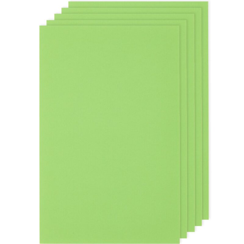 Paper Poetry Luxury Bögen A4 - 5 Stück | Hellgrün