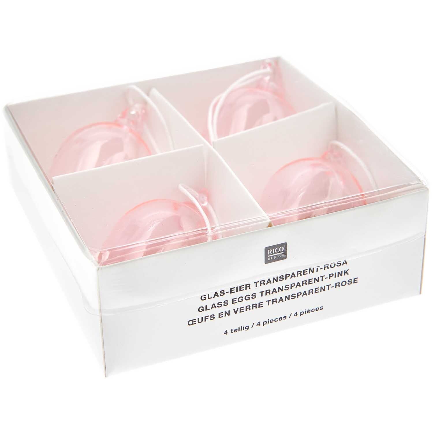 DIY Glaseier zum Aufhängen – rosa Schimmer DIY Glaseier zum Aufhängen mit zartem rosa Schimmer – kreative Osterdekoration selbst gestalten