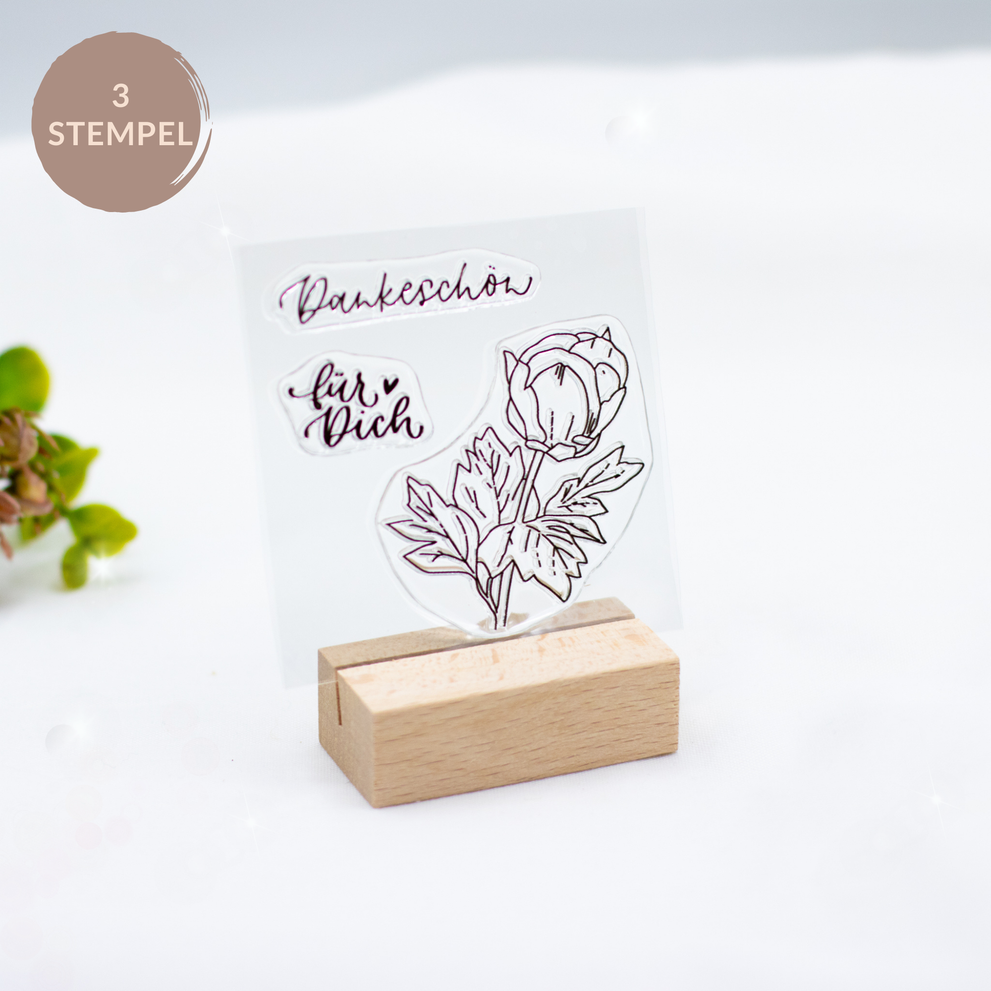 Stempelset Blumiges Danke- Unsere kleine Bastelstube Stempelset Blumiges Danke- Unsere kleine Bastelstube