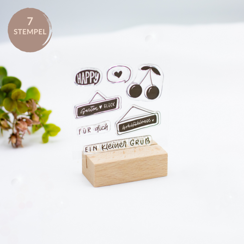 Stempelset Gartenglück - Unsere kleine Bastelstube
