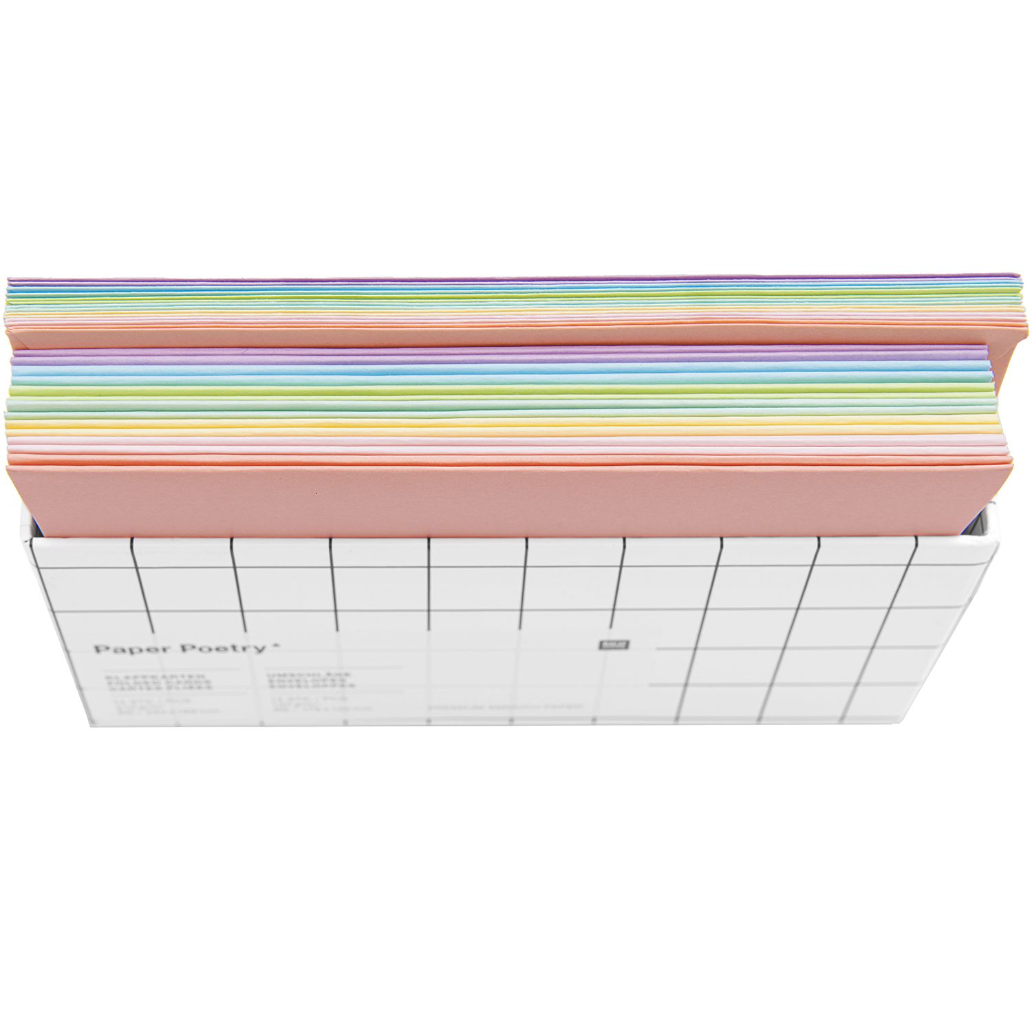 Paper Poetry Karten Pastell Pastellfarbene Klappkarten aus dem Paper Poetry Kartenset B6