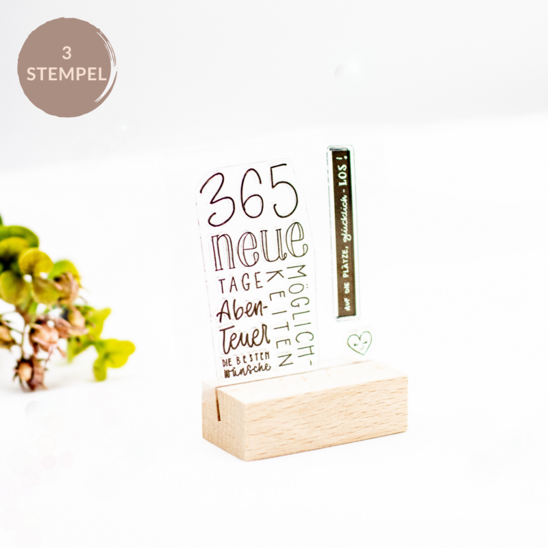 Stempelset 365 Tage - Unsere kleine Bastelstube - Vorteile