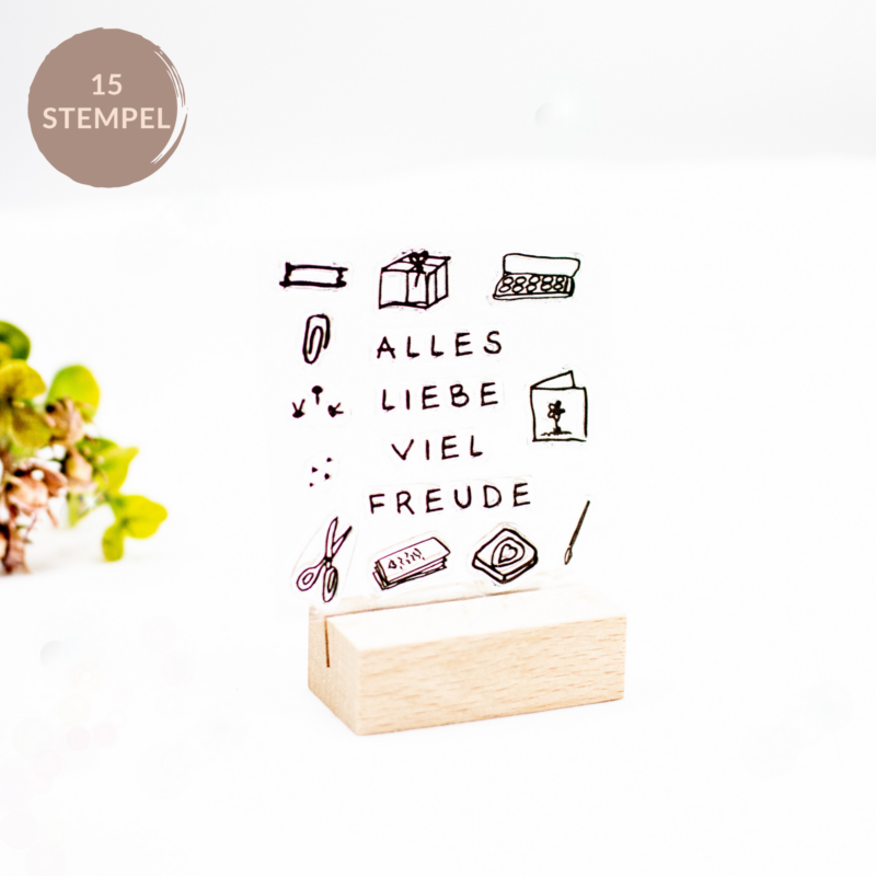 Stempelset Freulebnis Style - Unsere kleine Bastelstube